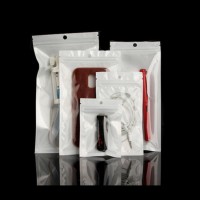 Factory wholesale customized 3 side hot sealed zipper packaging hermetic zip lock clear plastic bag